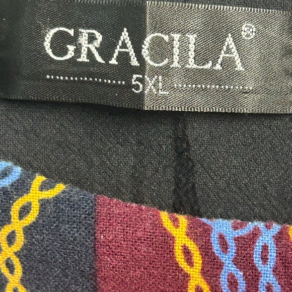 Colorful Abstract Women's Blouse - Picture 3 of 7